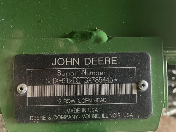Image of John Deere 612FC equipment image 1