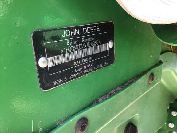 Image of John Deere 640D equipment image 1