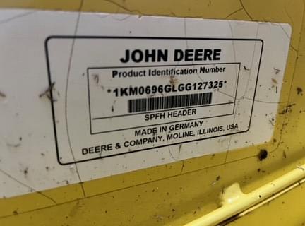 Image of John Deere 696 equipment image 4