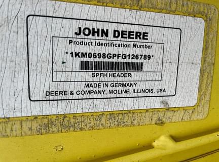 Image of John Deere 698 equipment image 1