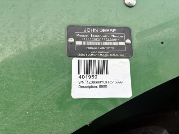 Image of John Deere 8600 equipment image 4