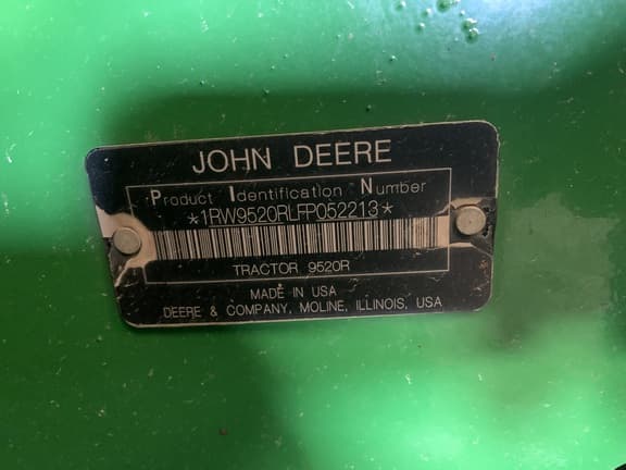 Image of John Deere 9520R equipment image 3