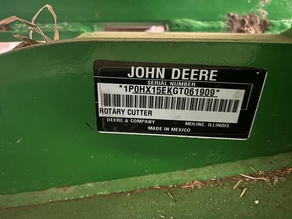 Image of John Deere HX15 equipment image 1