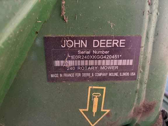 Image of John Deere R240 equipment image 2