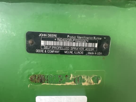 Image of John Deere R4023 equipment image 3