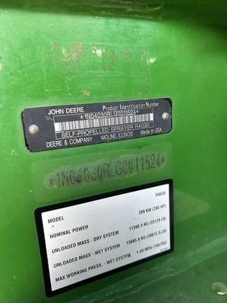 Image of John Deere R4030 equipment image 1