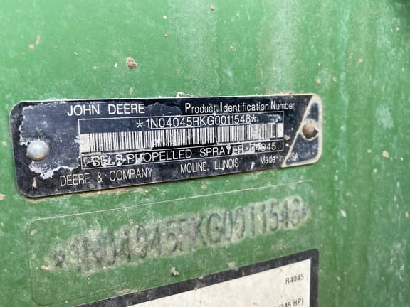 Image of John Deere R4045 equipment image 1