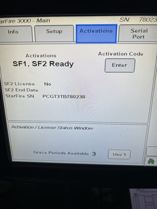 2016 John Deere StarFire 3000 Equipment Image0