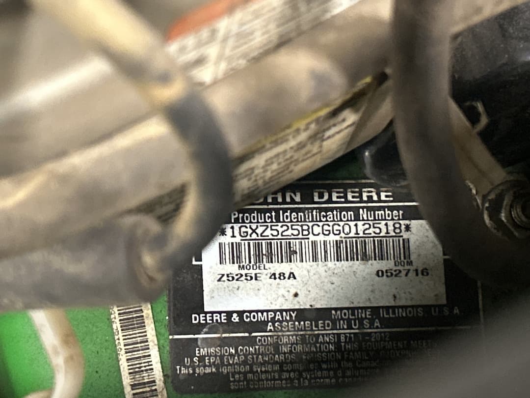 Image of John Deere Z525E Image 0