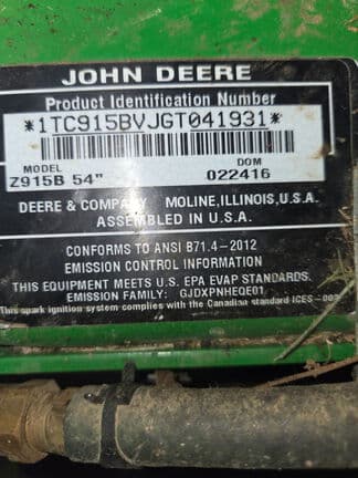 Image of John Deere Z915B equipment image 2