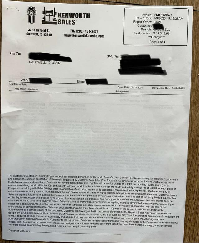 Image of Kenworth T880 equipment image 4