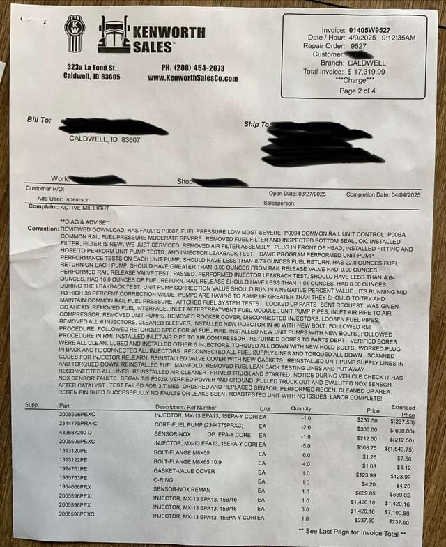 Image of Kenworth T880 equipment image 2