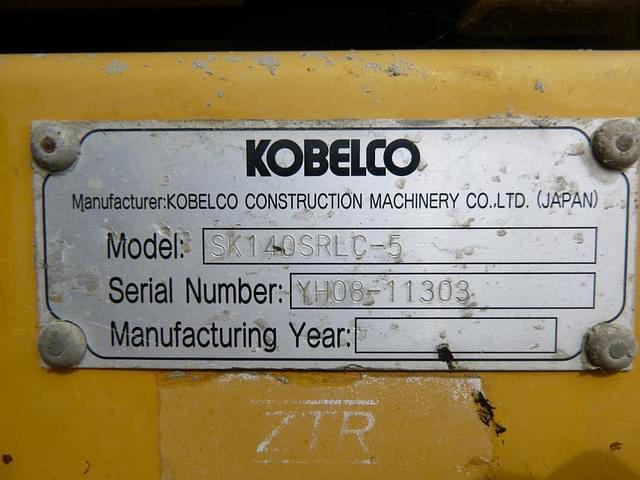 Image of Kobelco SK140SRLC-5 equipment image 1