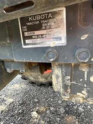 Image of Kubota L3560 equipment image 4