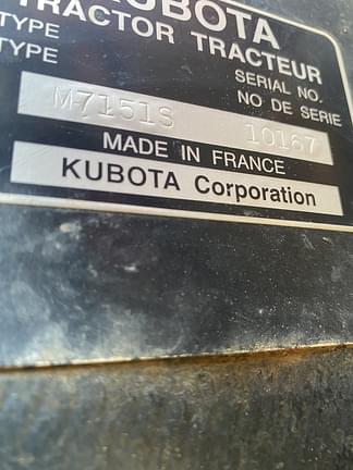 Image of Kubota M7.151 equipment image 1