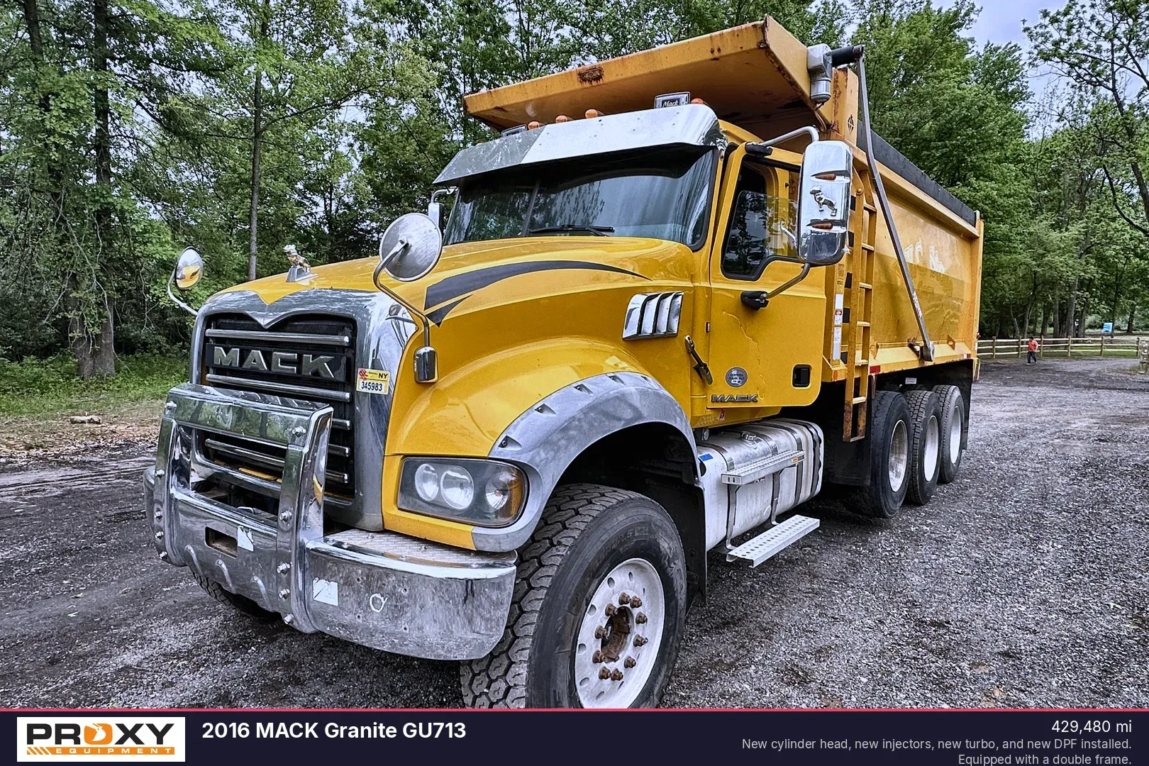 2016 Mack Granite GU713 Equipment Image0