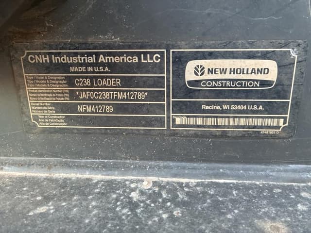 Image of New Holland C238 equipment image 4