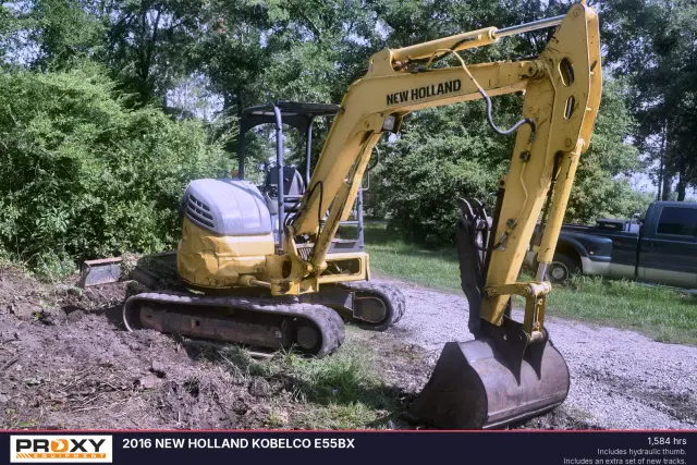 Image of New Holland E55BX equipment image 1