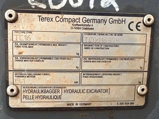 Thumbnail image Terex TC16 20