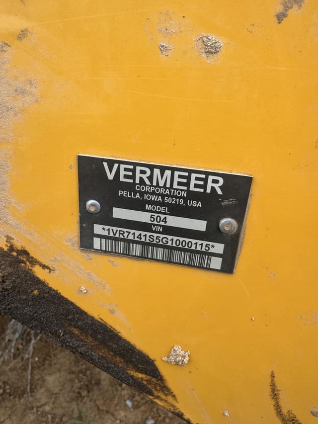 Image of Vermeer 504R equipment image 2