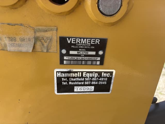 Image of Vermeer MC3700 equipment image 4