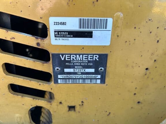 Image of Vermeer S725TX equipment image 3