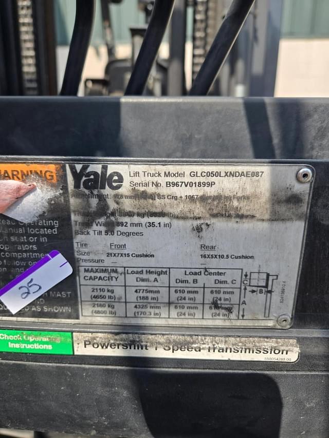 Image of Yale GLC050LX equipment image 4