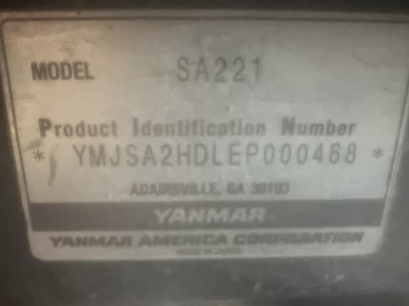 Image of Yanmar 221 equipment image 1