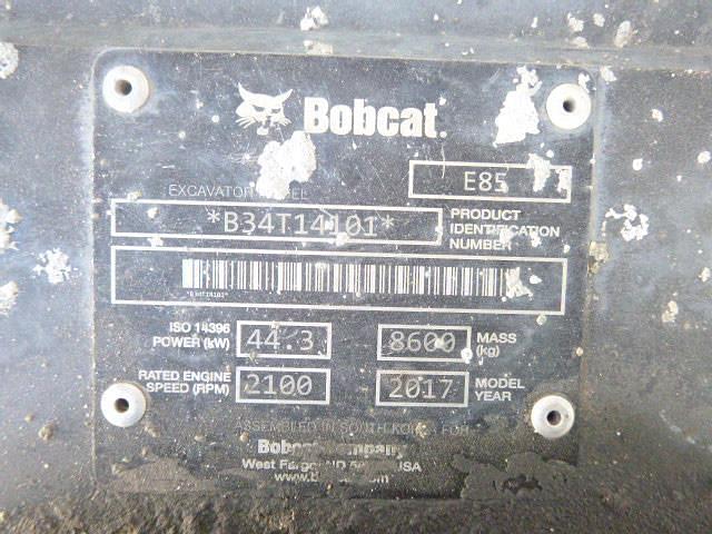 Image of Bobcat E85 equipment image 4