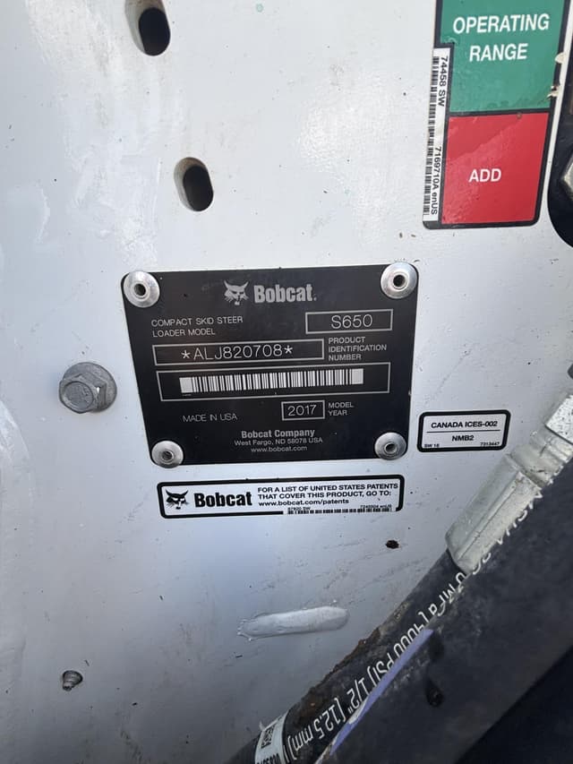 Image of Bobcat S650 equipment image 1