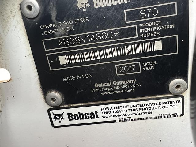 Image of Bobcat S70 equipment image 2