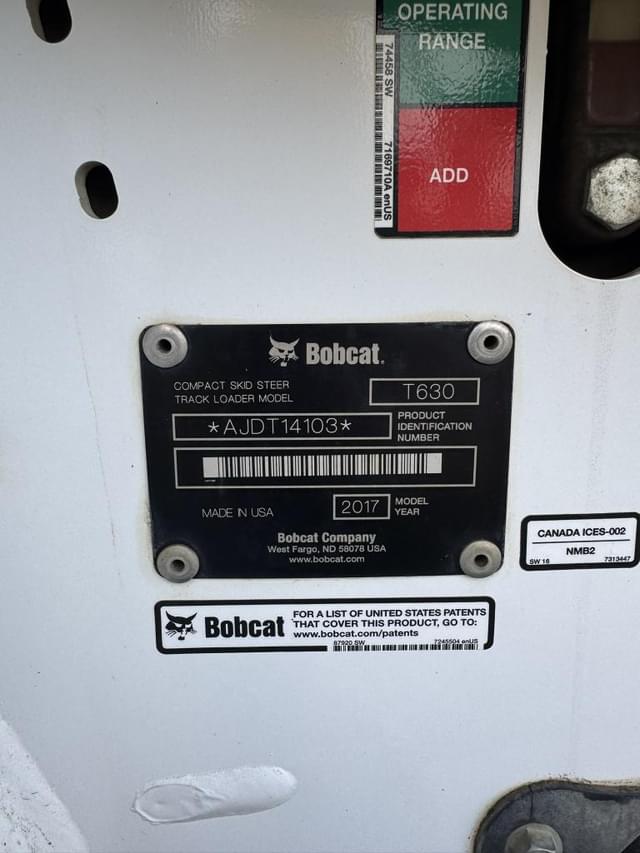 Image of Bobcat T630 equipment image 2