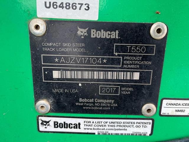 Image of Bobcat T550 equipment image 4