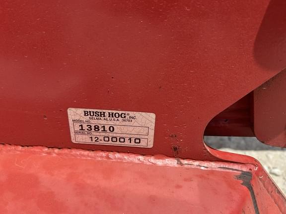 Image of Bush Hog 13810 equipment image 2