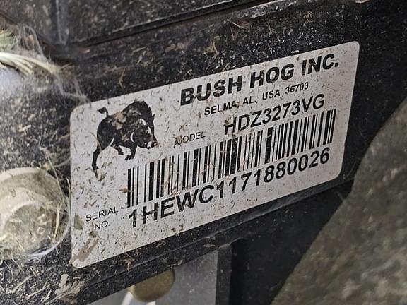 Image of Bush Hog HDZ3273 equipment image 4