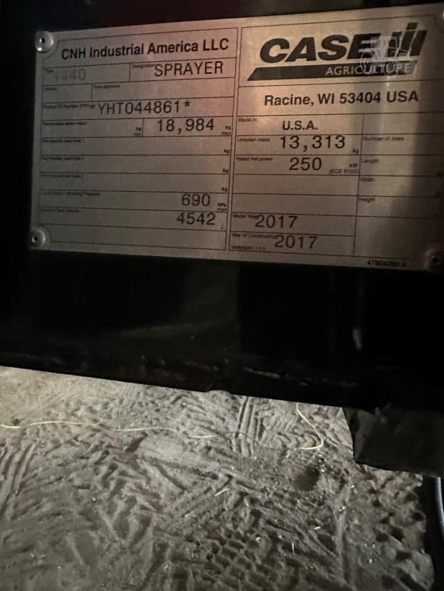 Image of Case IH Patriot 4440 equipment image 1