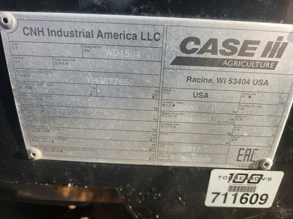 Image of Case IH WD1504 equipment image 3