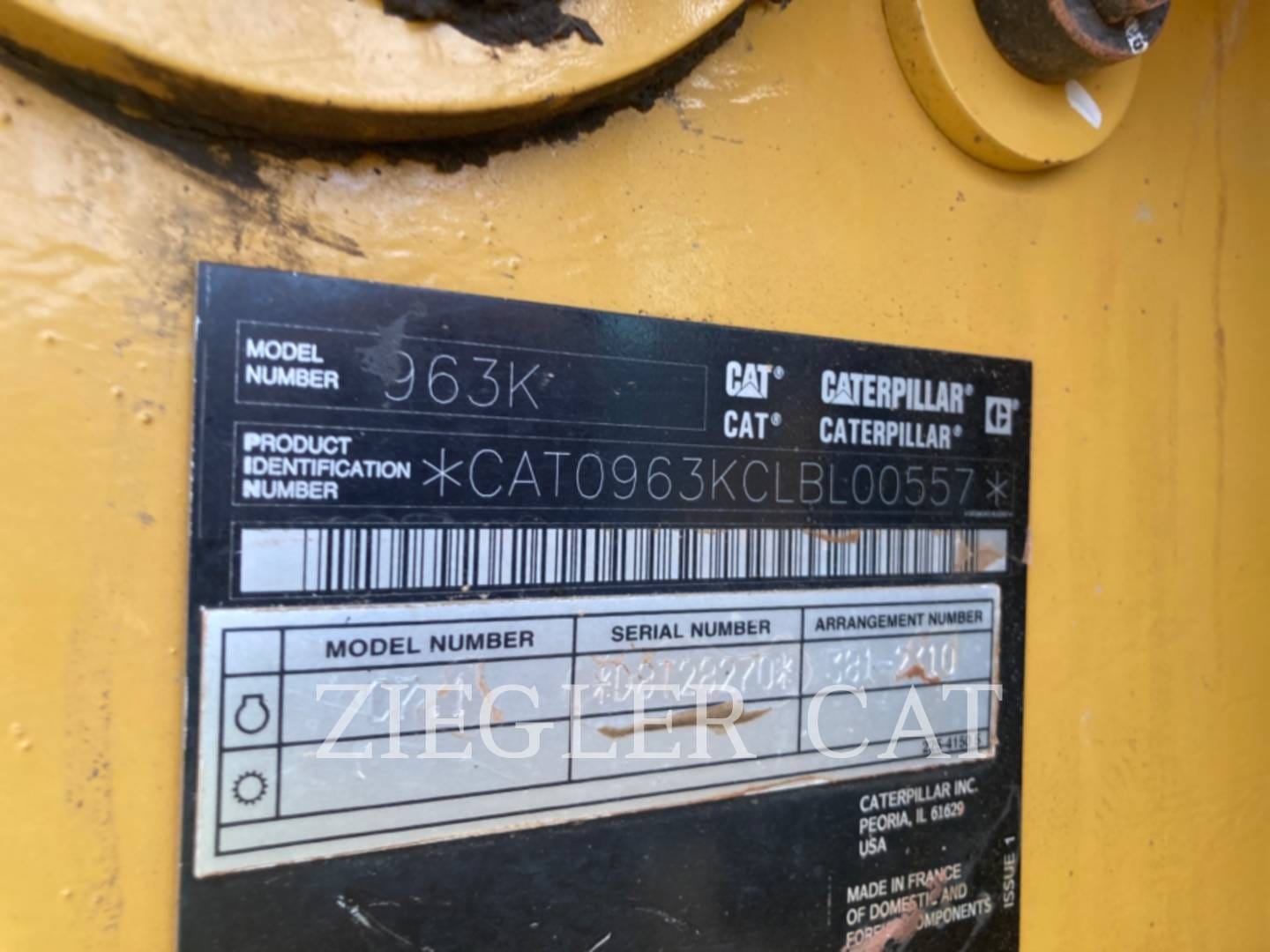 2017 Caterpillar 963K Equipment Image0