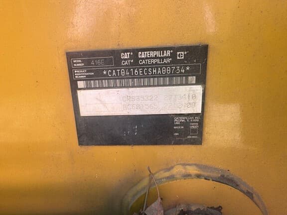 Image of Caterpillar 416E equipment image 2