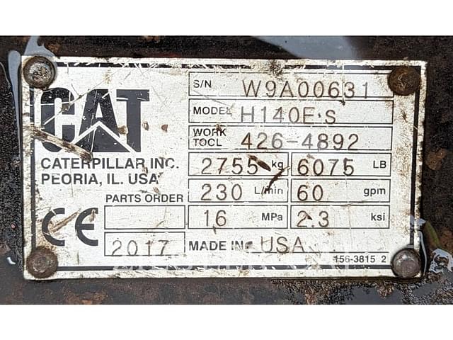 Image of Caterpillar H140ES equipment image 4