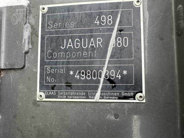 Image of CLAAS Jaguar 980 equipment image 2