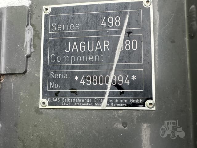 Image of CLAAS Jaguar 980 equipment image 2