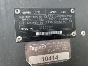 2017 CLAAS LEXION 740TT Image