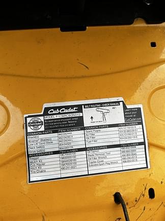 Image of Cub Cadet RZTS equipment image 4