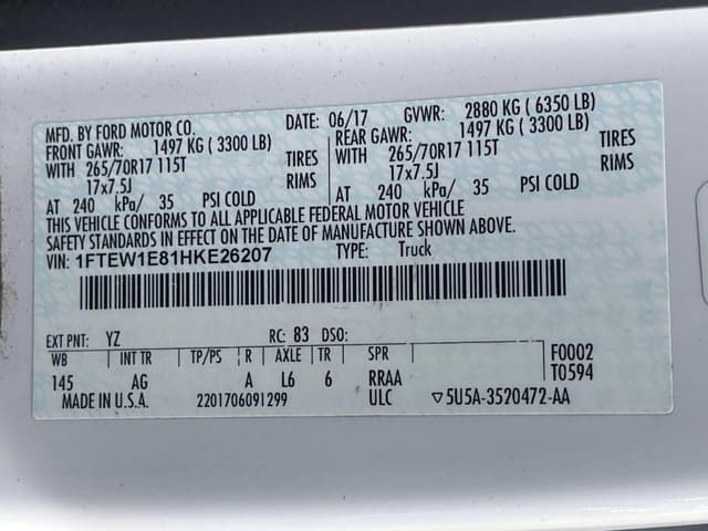 Image of Ford F-150 equipment image 3