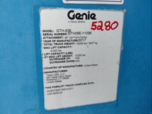 Image of Genie GTH636 equipment image 4