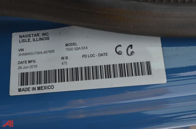 Image of International Workstar 7500 equipment image 4