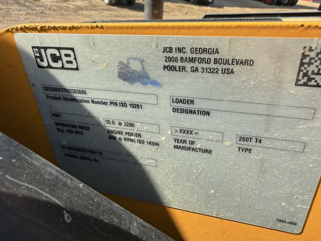 Image of JCB 260T equipment image 1
