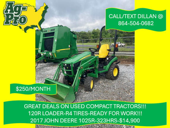 2017 John Deere 1025R Equipment Image0