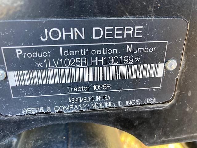 Image of John Deere 1025R equipment image 4